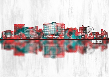 Biloxi Mississippi Skyline