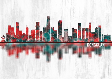 Dongguan China Skyline