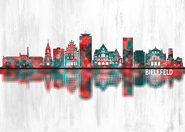 Bielefeld Germany Skyline