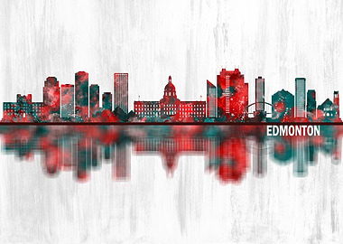 Edmonton Canada Skyline