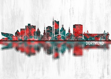 Dortmund Germany Skyline