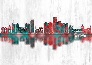 Palermo Italy Skyline