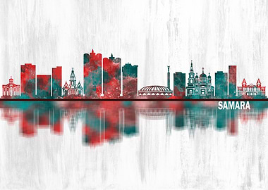 Samara Russia Skyline