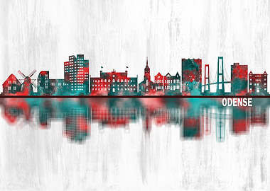 Odense Denmark Skyline