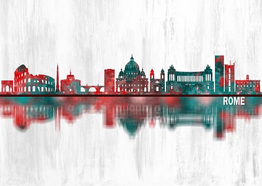 Rome Italy Skyline