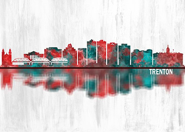 Trenton New Jersey Skyline
