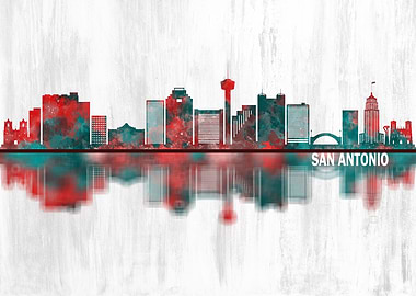 San Antonio Texas Skyline