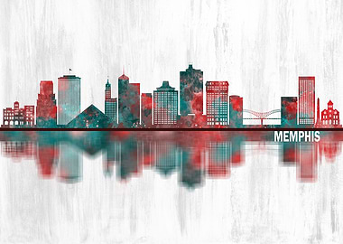 Memphis Tennessee Skyline