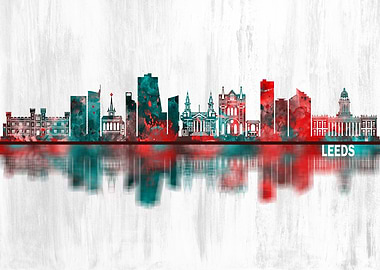 Leeds England Skyline