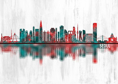Seoul South Korea Skyline