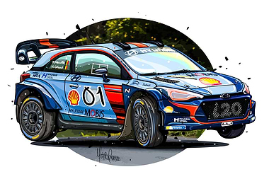 Hyundai i20 WRC Artwork