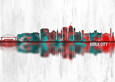 Sioux City Iowa Skyline