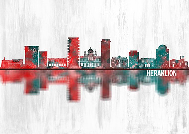 Heraklion Greece Skyline