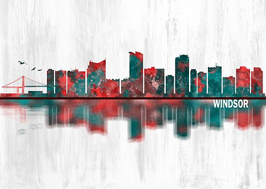 Windsor Canada Skyline
