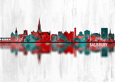 Salisbury England Skyline