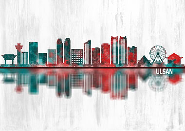 Ulsan South Korea Skyline