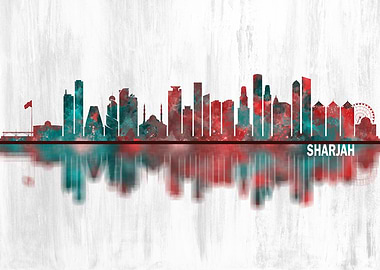 Sharjah UAE Skyline