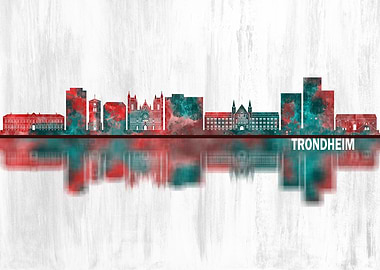 Trondheim Norway Skyline
