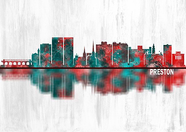 Preston England Skyline