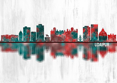 Udaipur Rajasthan Skyline