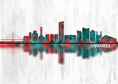 Swansea Wales Skyline