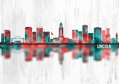Lincoln Nebraska Skyline