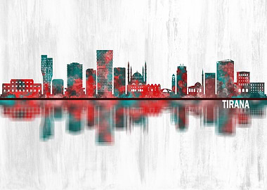 Tirana Albania Skyline