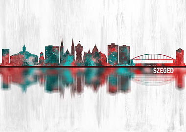 Szeged Hungary Skyline