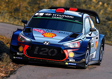 Hyundai i20 WRC Artwork