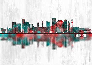 Munich Germany Skyline