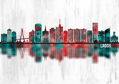 Lagos Nigeria Skyline
