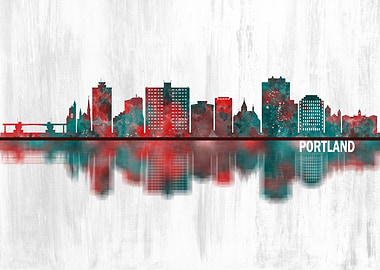Portland Maine Skyline