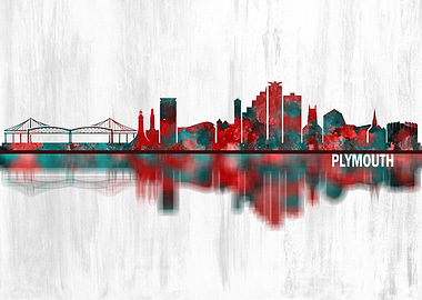 Plymouth England Skyline