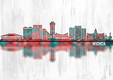 Wichita Kansas Skyline