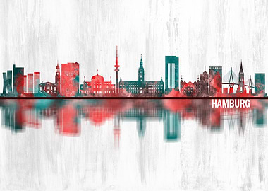 Hamburg Germany Skyline