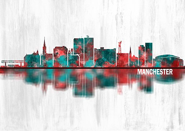 Manchester USA Skyline