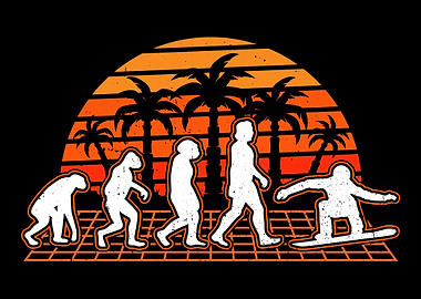 Snowboard Evolution Retro