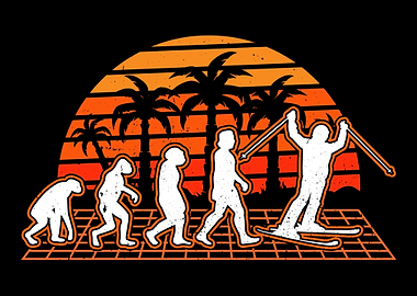 Skier Evolution Sunset Ski