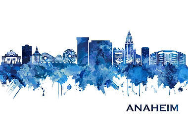 Anaheim California Skyline