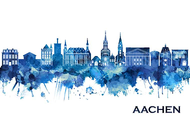 Aachen Germany Skyline