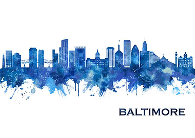 Baltimore Maryland skyline