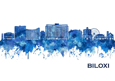 Biloxi Mississippi Skyline