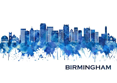 Birmingham Alabama Skyline