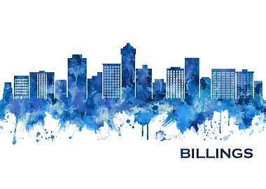 Billings Skyline Blue