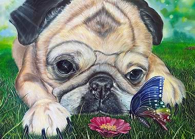 Baby Girl in the Garden