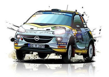 Opel Adam R2 Artwork