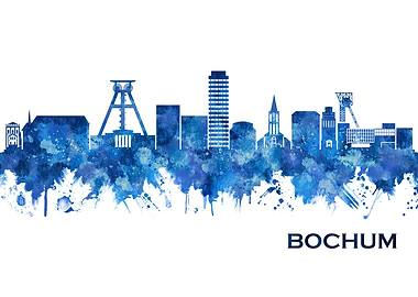 Bochum Germany Skyline