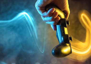 Gaming Controller In Hand