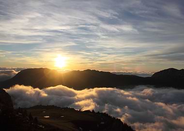 Sunset view from charmant