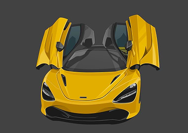 McLaren P1 yellow